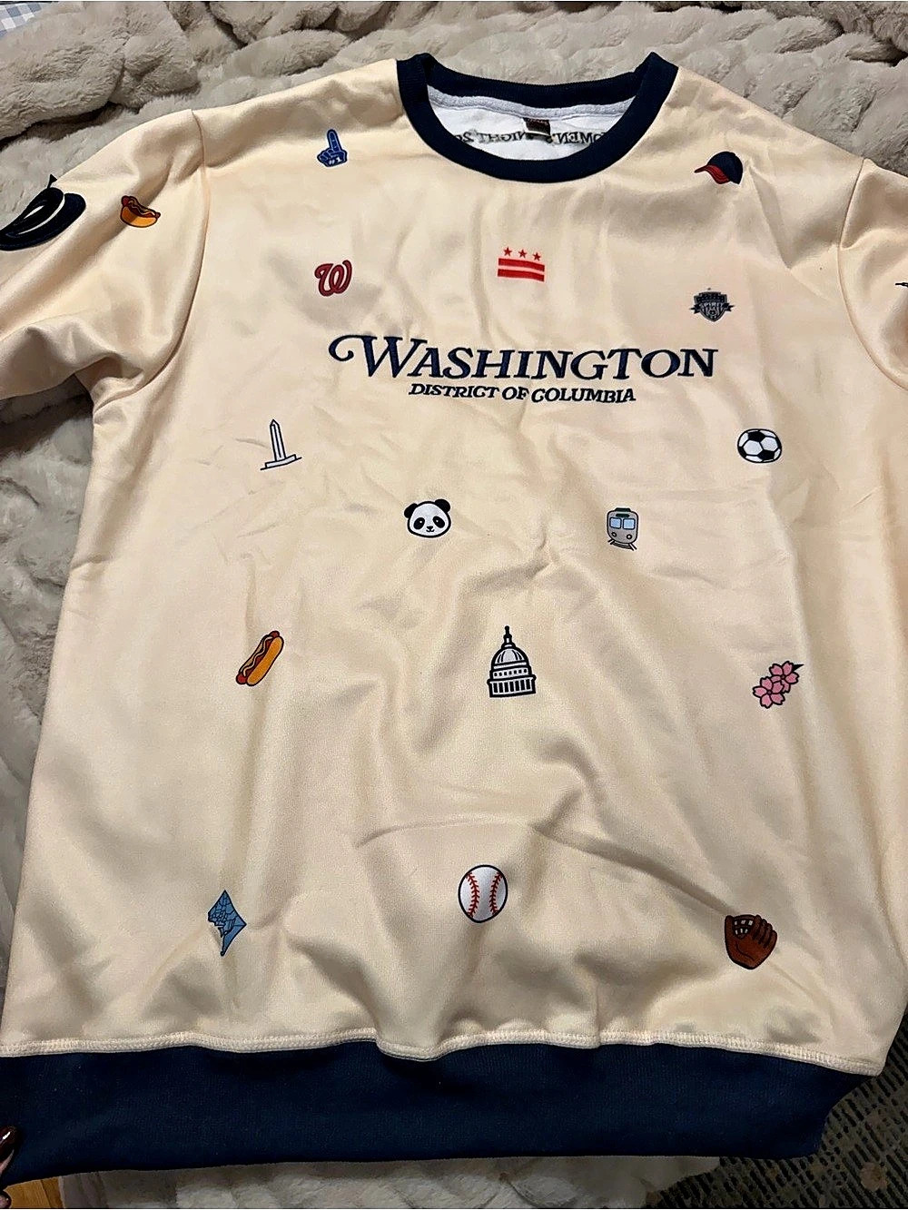 Women's Night 2026 Washington Spirt X Nationals Icon Crewneck